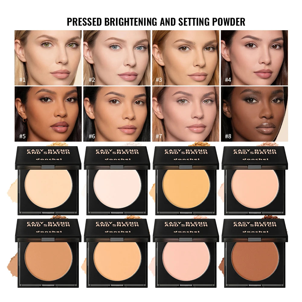 Oil Control Matte Pressed Powder for Flawless Long Lasting Face Makeup