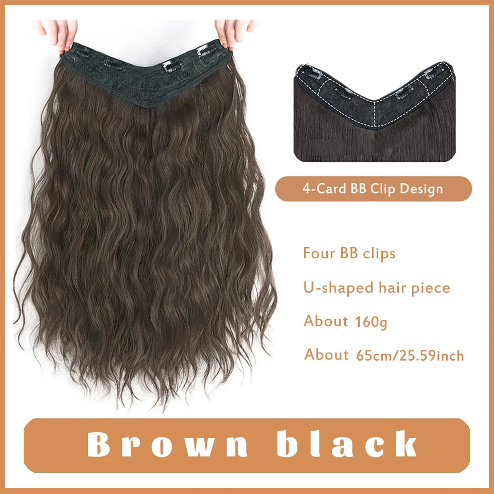 Wavy Clip-In Hair Extensions for Voluminous Styles