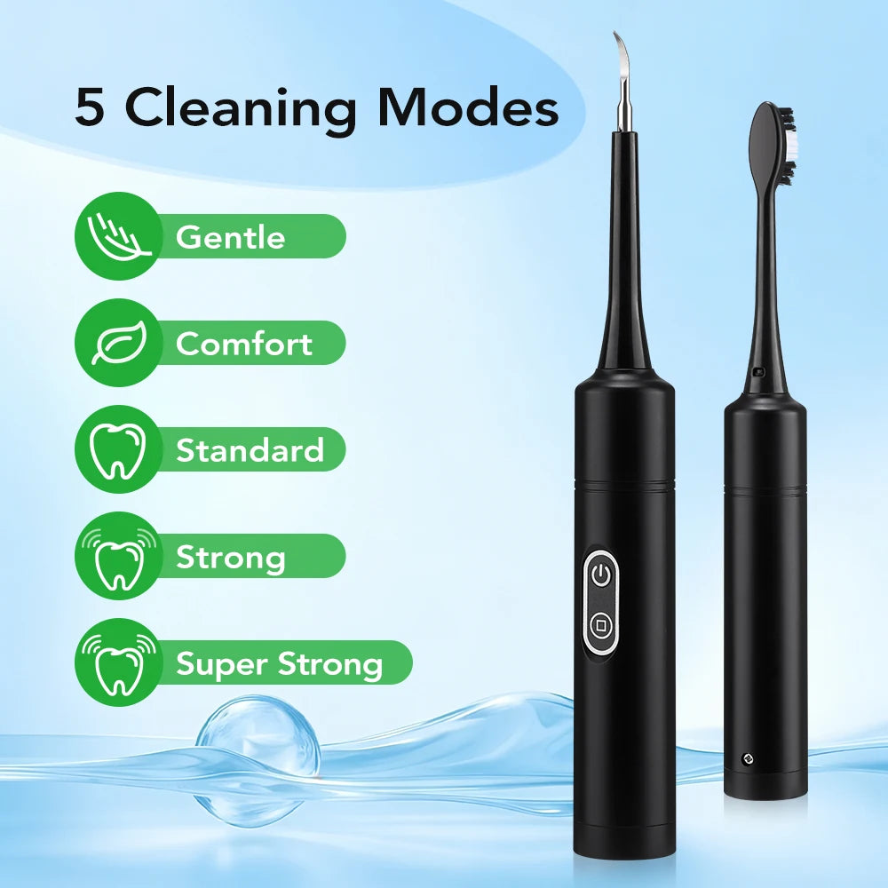 Electric Sonic Teeth Cleaner for Plaque and Tartar Stain Removal - 8