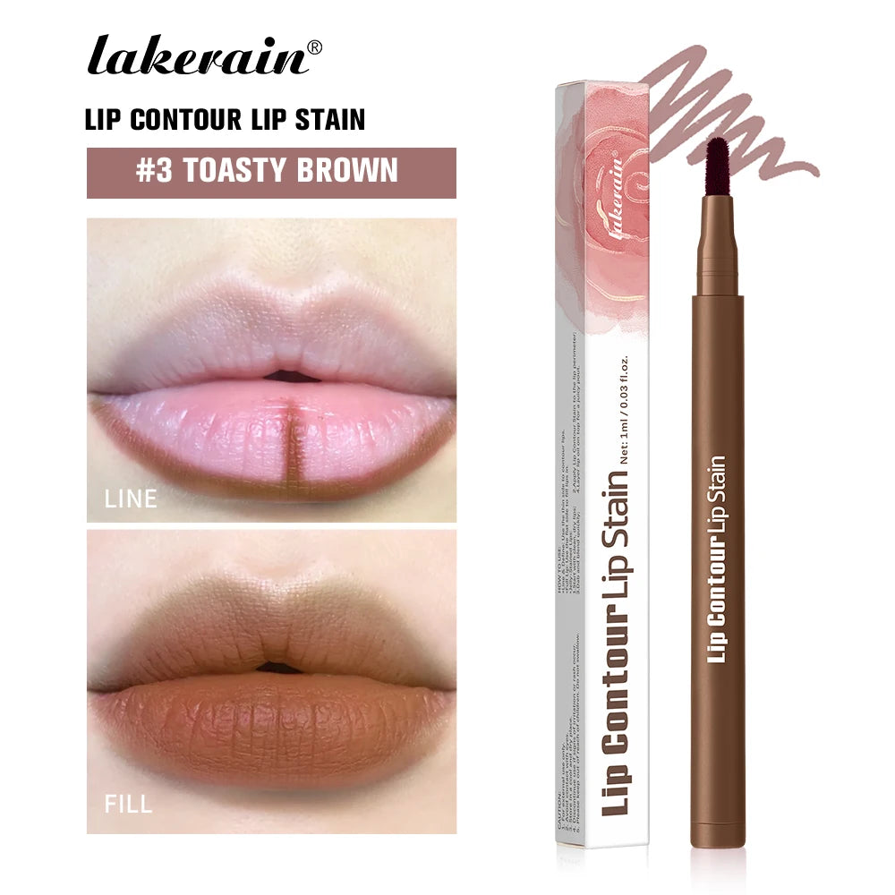 Waterproof Felt Tip Lip Liner for Sculpted and Plump Looking Lips