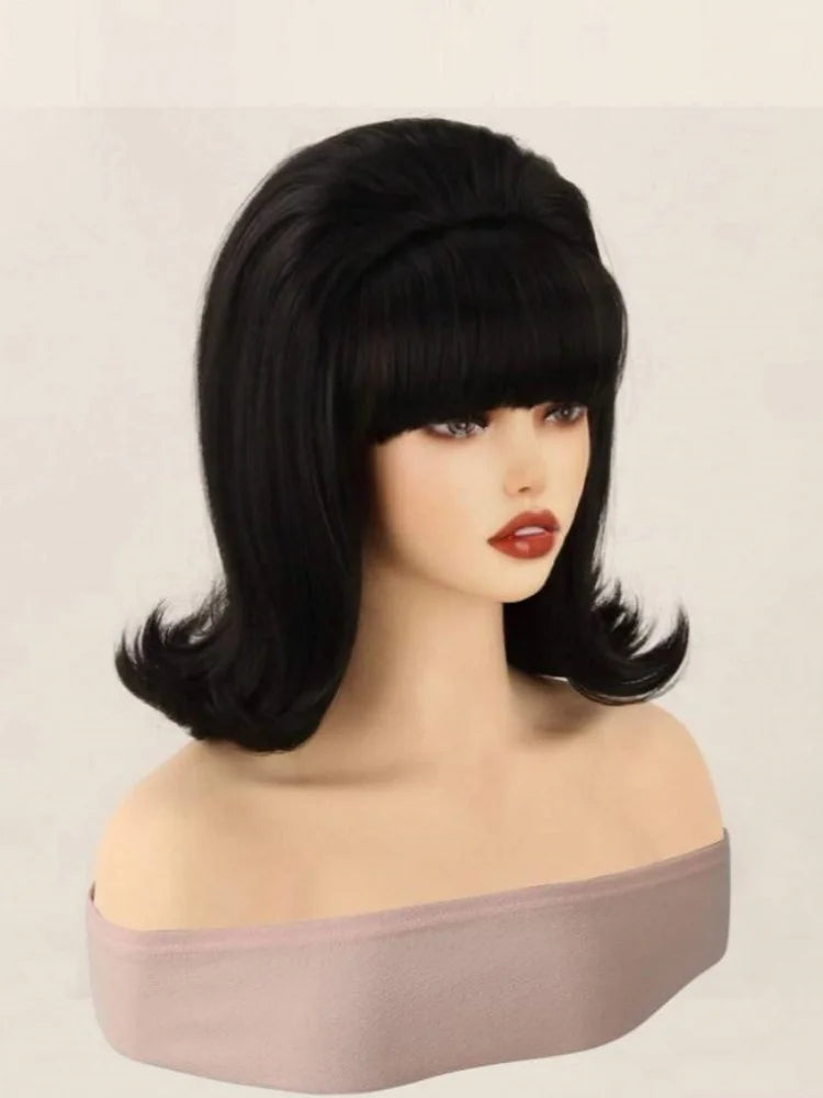 Short Wavy Bob Wig for Women Daily Wear