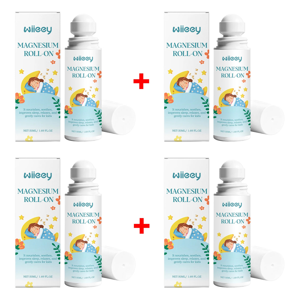 Magnesium Roll-On for Kids Restful Sleep and Body Relaxation