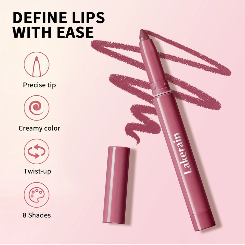 Waterproof Matte Lip Liner Pencil for Long Lasting Precision Definition - 11