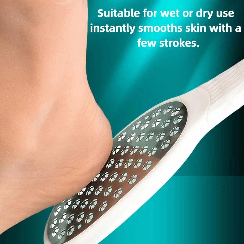 Professional Stainless Steel Foot File for Cracked Heels and Callus Removal