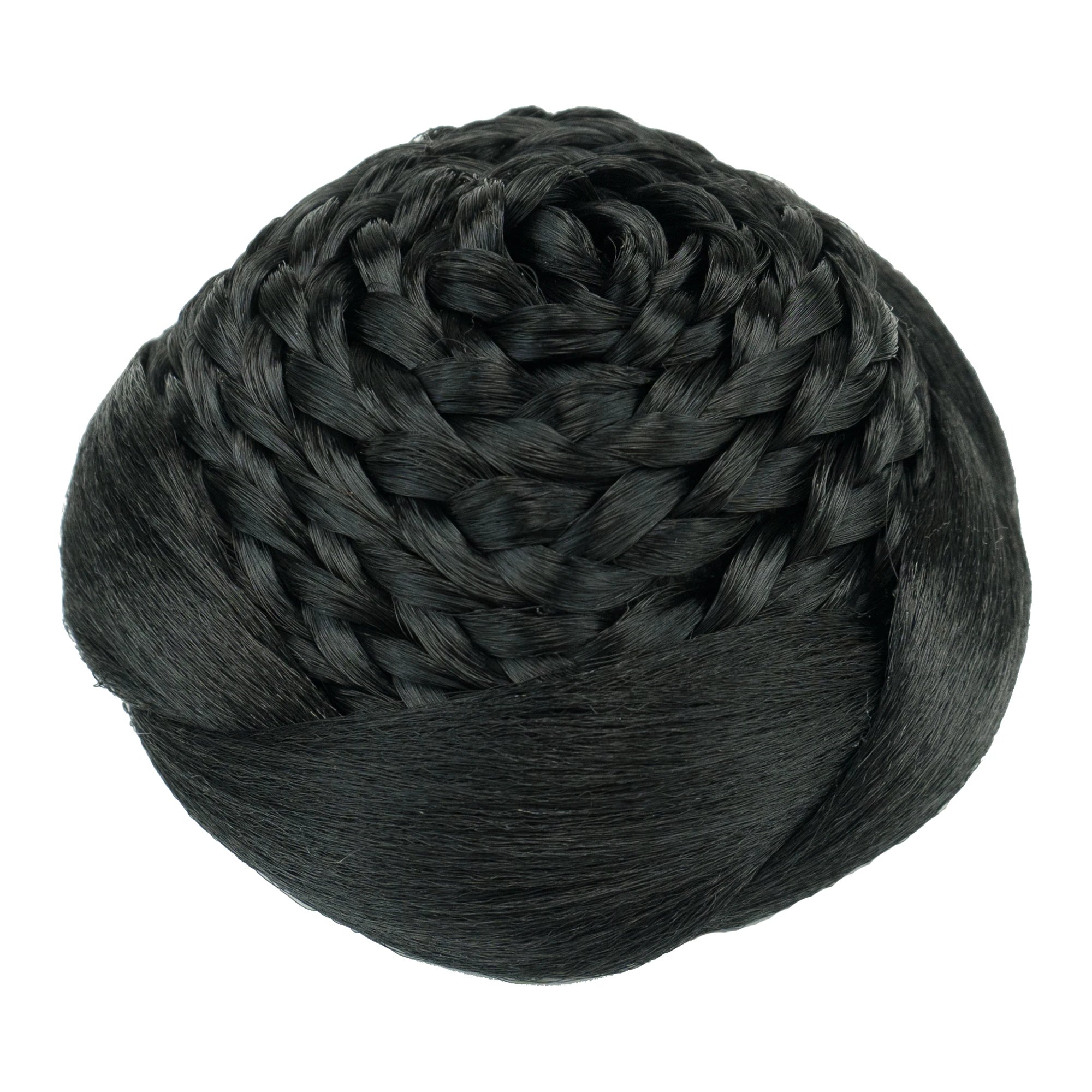 Braided Chignon Hair Bun Extension for Elegant Hairstyles and Events - 12