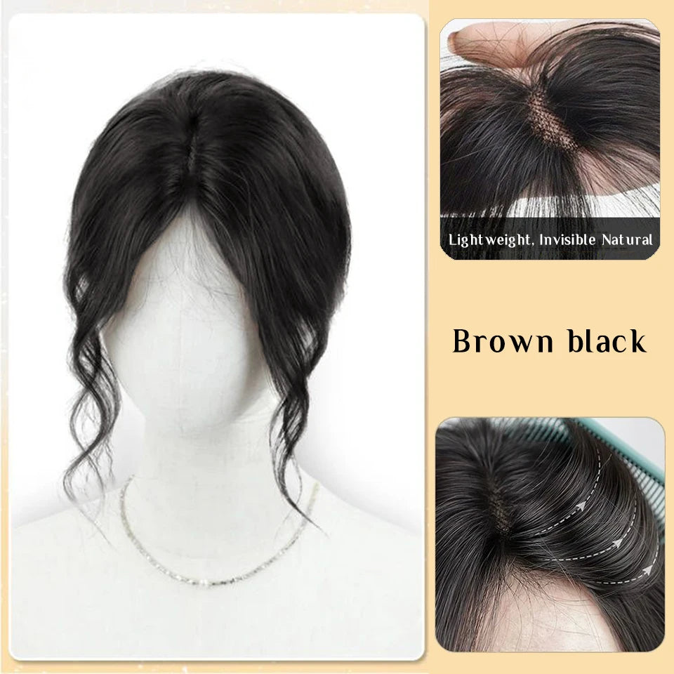 Clip-In Middle Part Fringe Hair Extension for Instant Volume