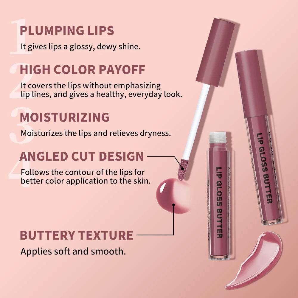 Hydrating 3D Lip Liner and Gloss Makeup Set for Perfect Defined Lips - 9