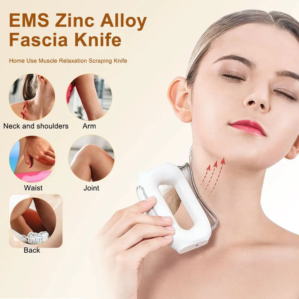 Electric Muscle Relaxation Fascia Blade with Microcurrent Vibration - 4