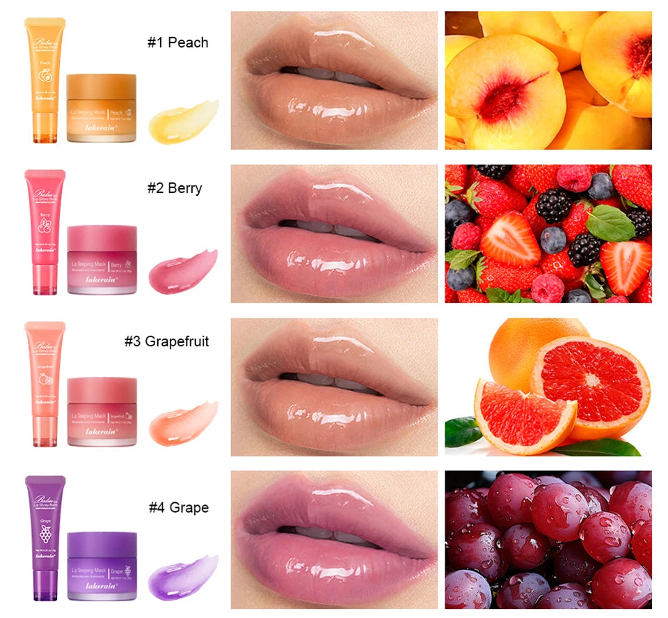 Hydrating Lip Repair Balm and Overnight Recovery Sleeping Mask Set - 9