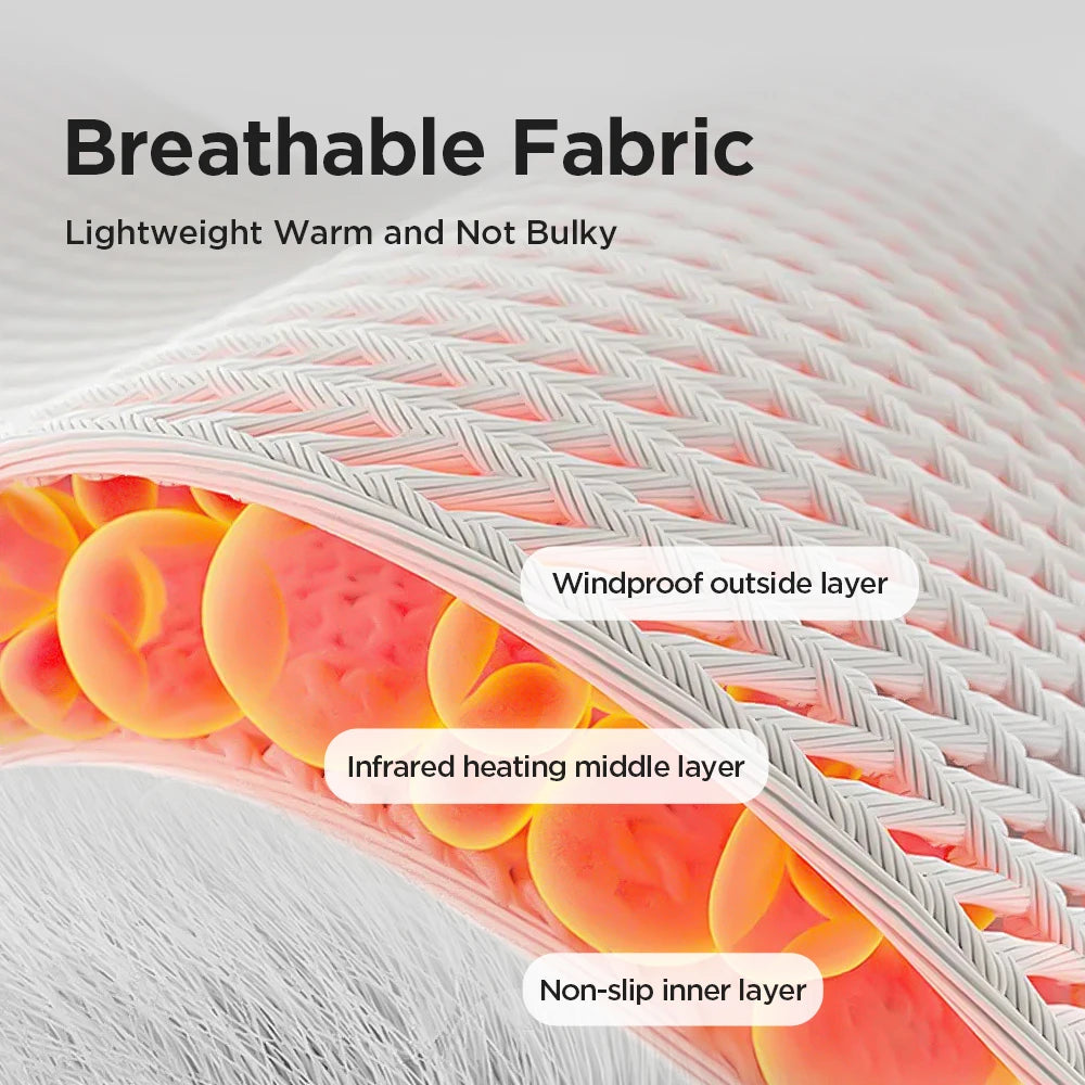 Heated Wrist Massager Wrap with Adjustable Vibration for Joint Pain Relief - 4