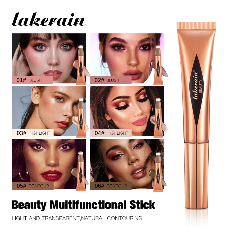 Liquid Face Contour and Highlighter Wand with Cushion Applicator - 2