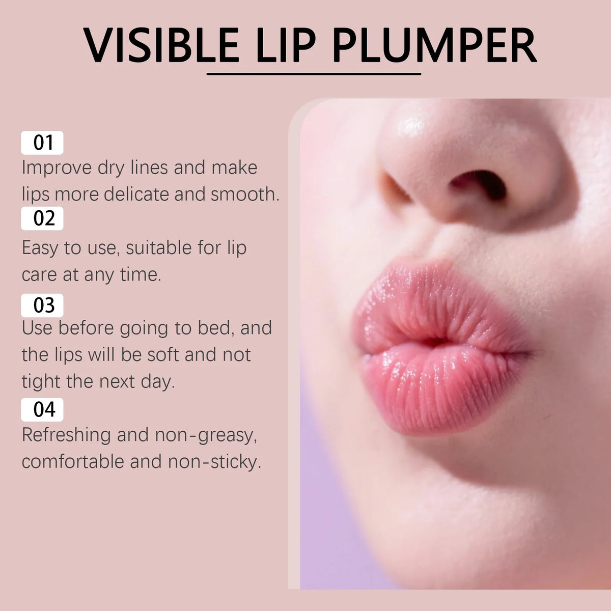Hydrating Lip Plumper Serum for Smooth and Volumized Lips