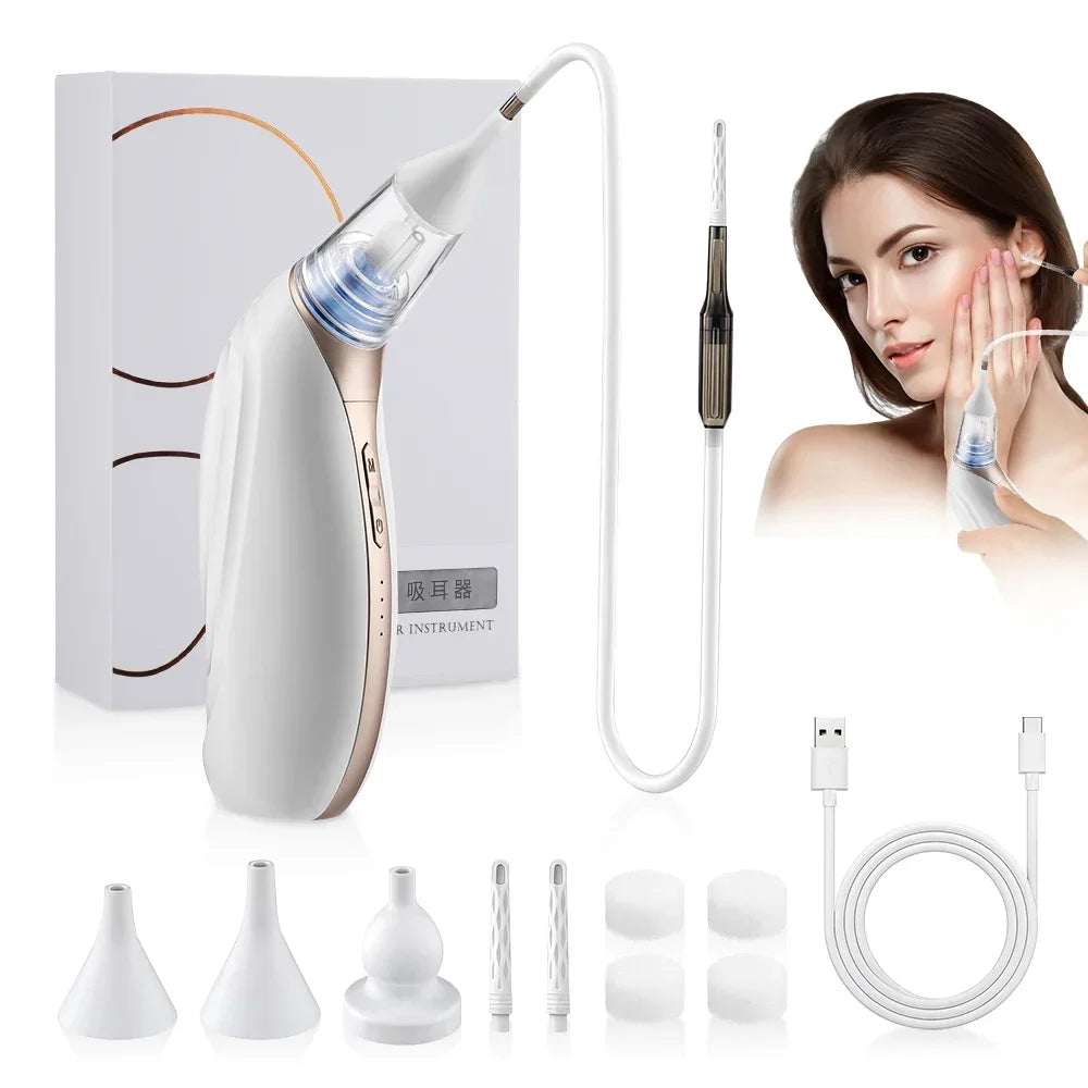 Intelligent Electric Earwax Vacuum Removal Tool for Gentle Ear Cleaning - 1