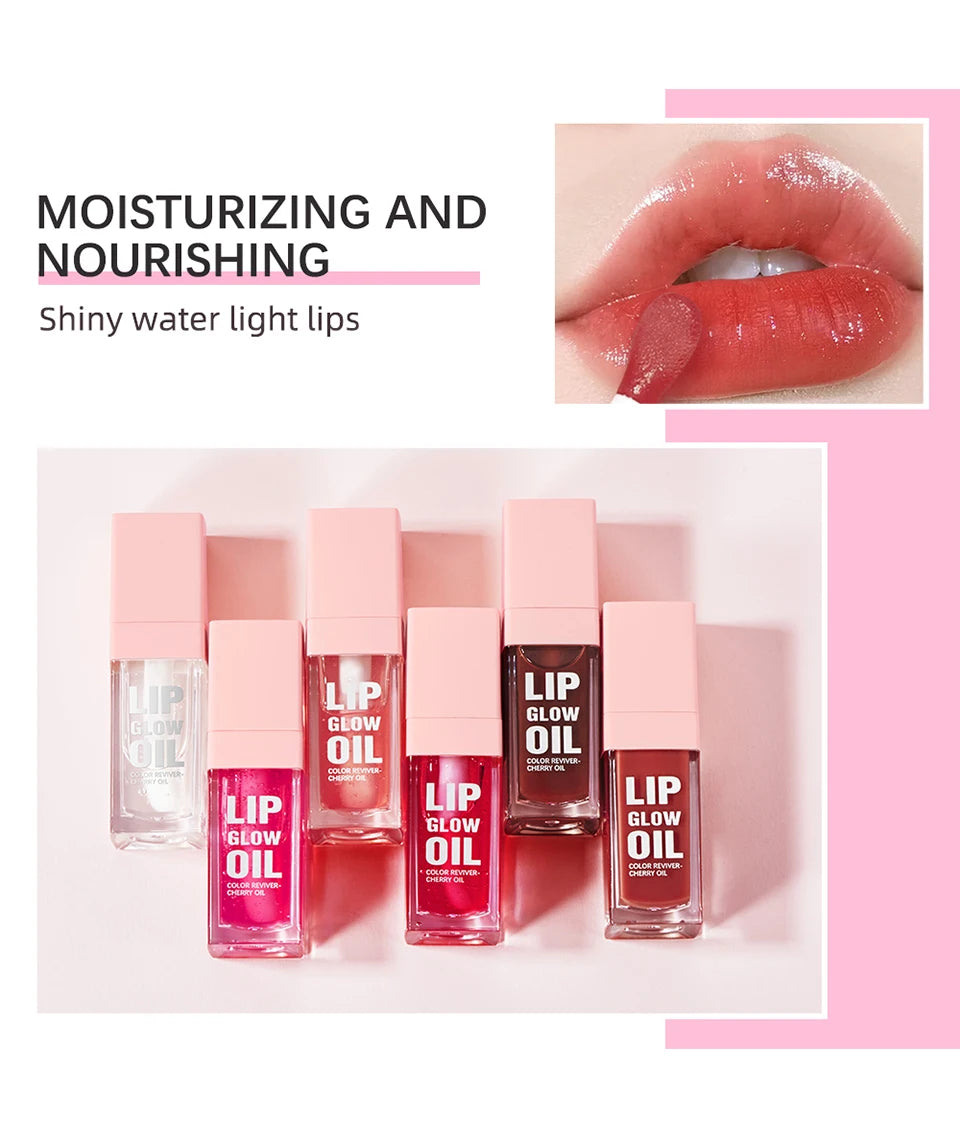 Hydrating Mirror Finish Lip Glow Oil for Nourished and Glossy Lips