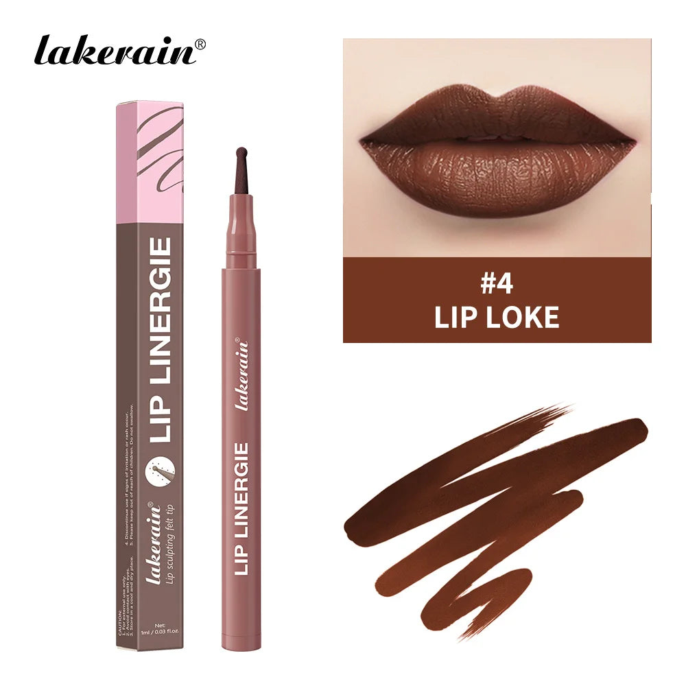 Waterproof Felt Tip Lip Liner for Sculpted and Plump Looking Lips - 50