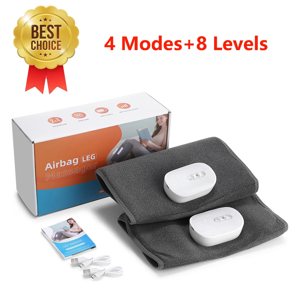 Wireless Air Pressure Calf Massager for Leg Pain Relief and Recovery