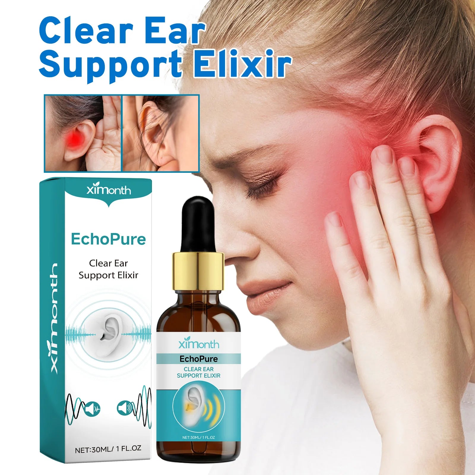 Natural Ear Wax Removal Drops for Tinnitus Relief and Ear Canal Cleaning - 8