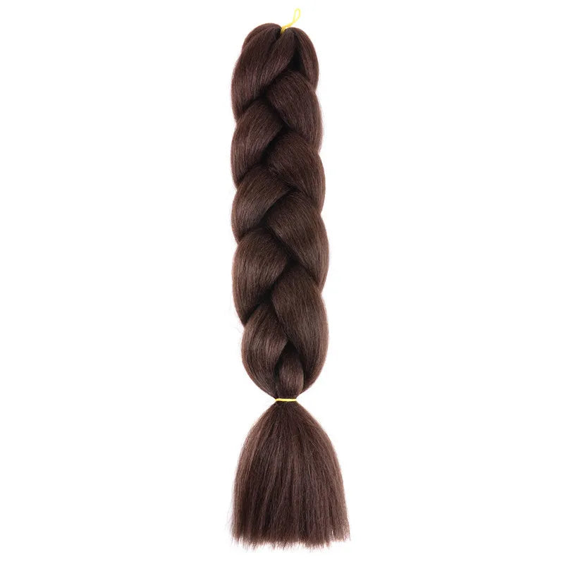 24-Inch Synthetic Jumbo Braiding Hair Extensions