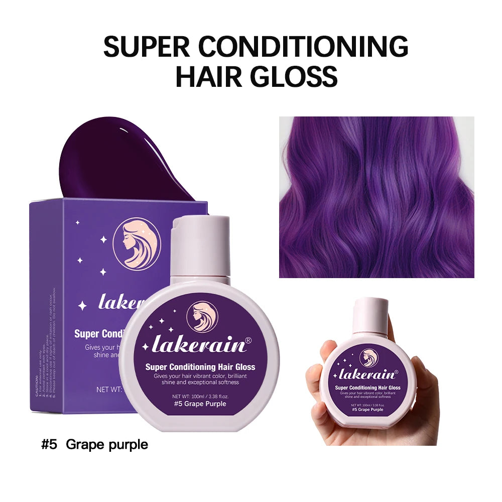 Conditioning Hair Gloss for Vibrant Color and Mirror-Like Shine