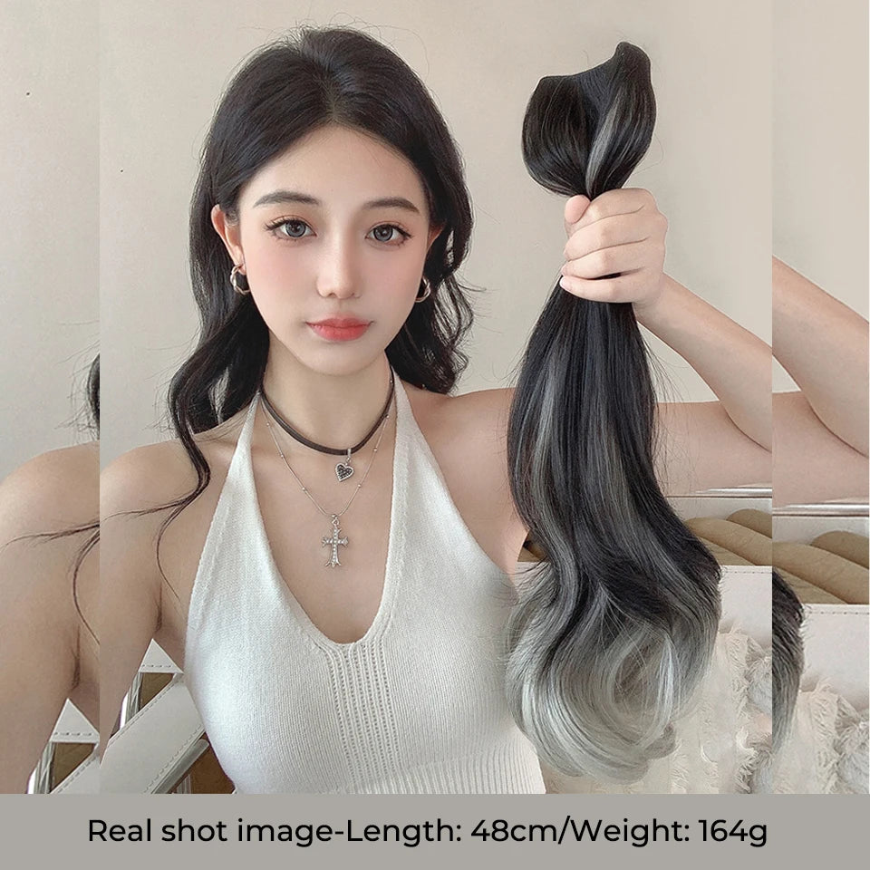 Wavy Clip-In Hair Extensions for Voluminous Styles
