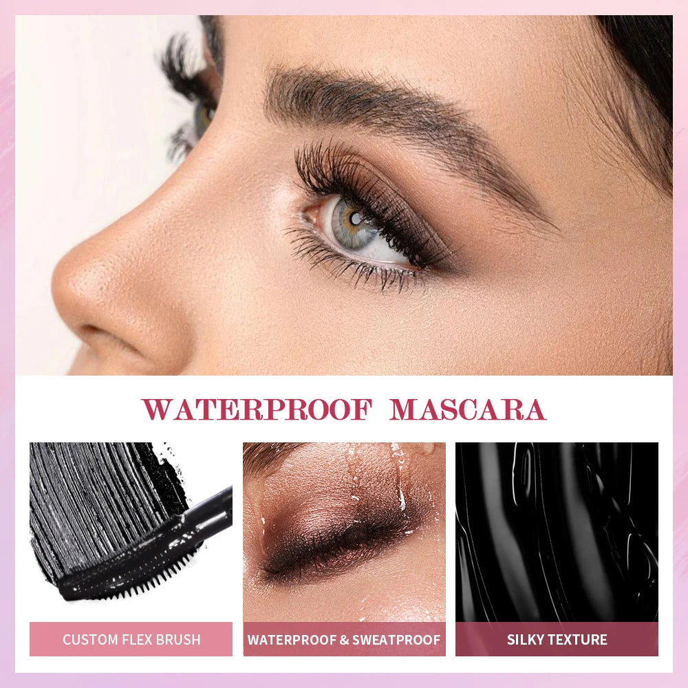 Waterproof Lengthening and Volumizing Mascara for Long Lasting Defined Lashes - 4