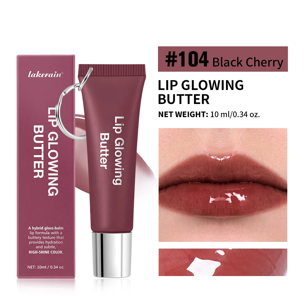 Hydrating Lip Gloss with Keychain for Long-Lasting Moisture and Shine - 27