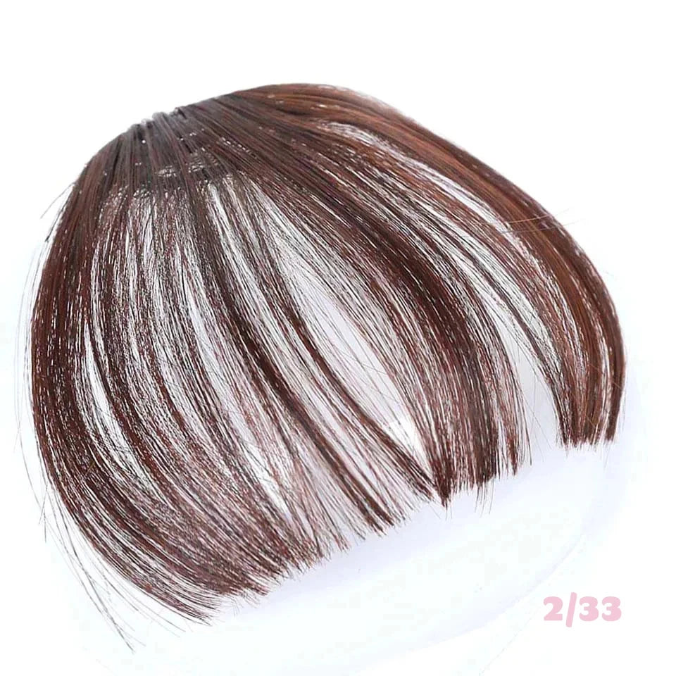 Clip In Air Bangs for Natural Hair Volumizing and Face Framing - 26