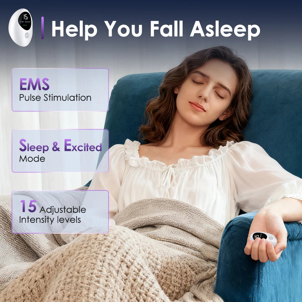 Microcurrent Handheld Sleep Aid Device for Insomnia and Anxiety Relief