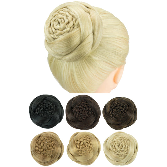 Braided Chignon Hair Bun Extension for Instant Elegant Updos