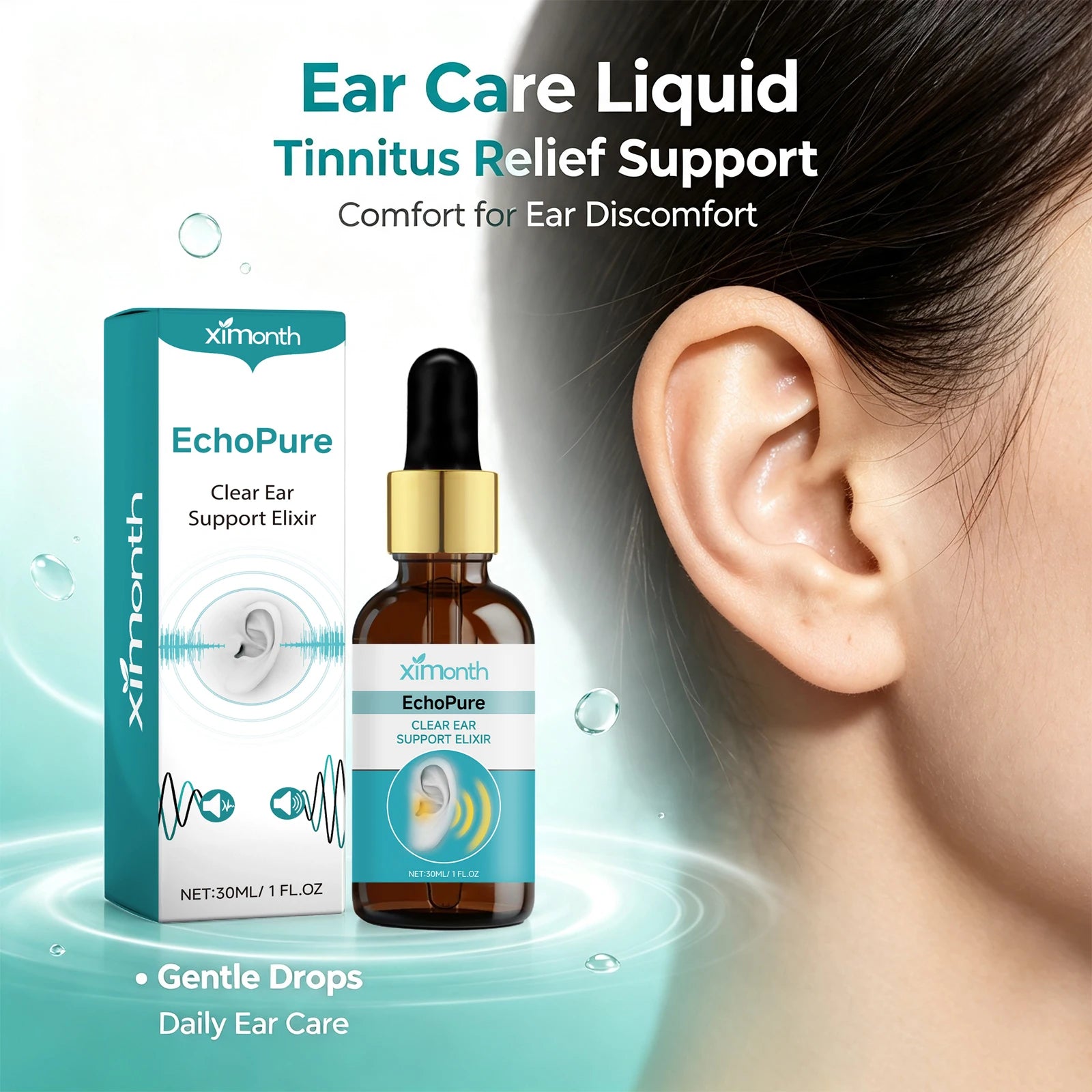 Natural Ear Wax Removal Drops for Tinnitus Relief and Ear Canal Cleaning - 4