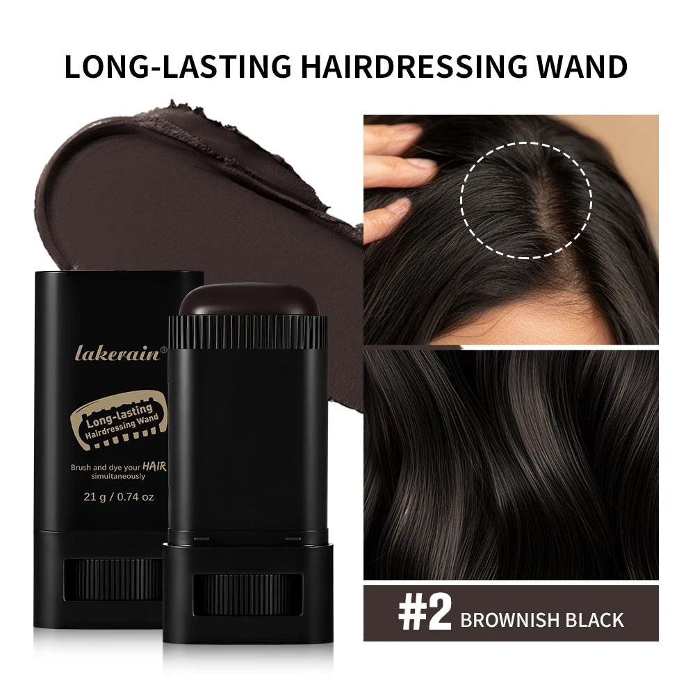 Instant Gray Hair Root Touch-Up Stick for Natural Color Coverage - 22