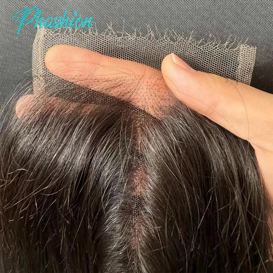 4x6 Straight Human Hair Lace Closure for Natural Parting