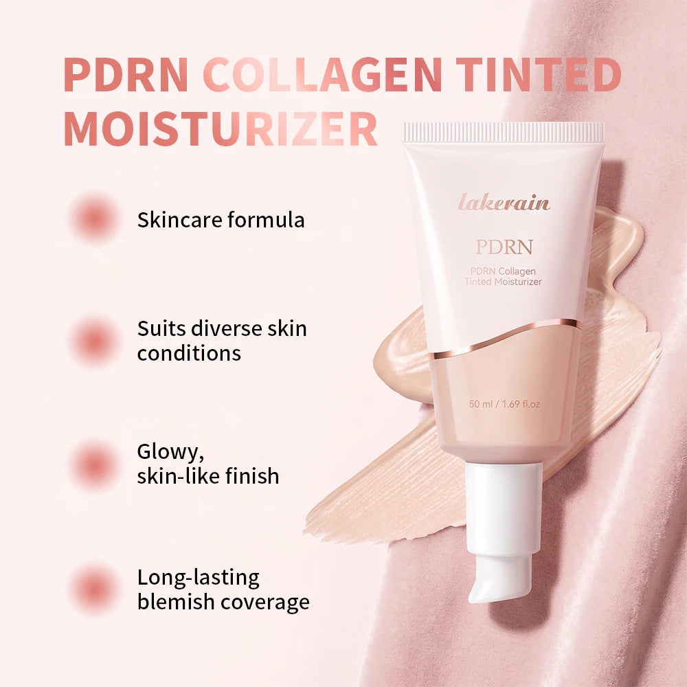 PDRN Collagen Tinted Moisturizer for All-Day Radiant Skin and Coverage