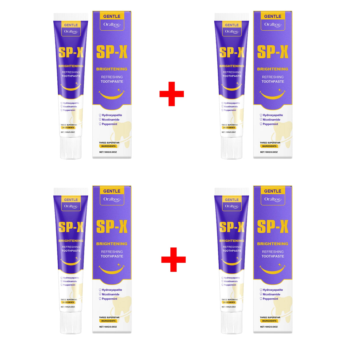 Brightening Toothpaste for Deep Stain Removal and Enamel Protection