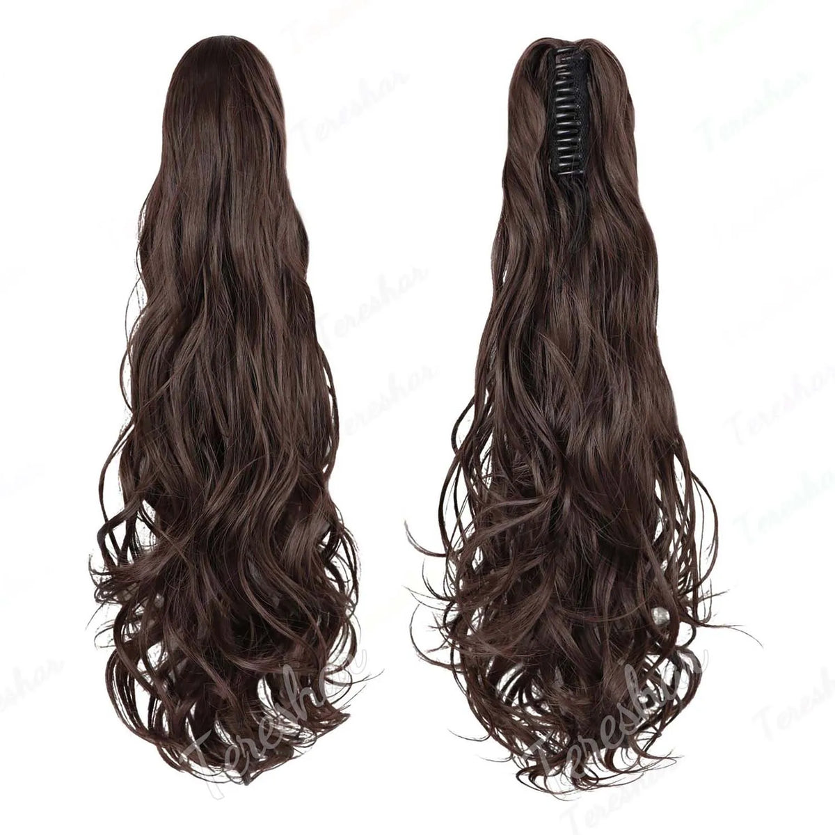 Wavy Claw Clip Ponytail Extension for Instant Volume and Length