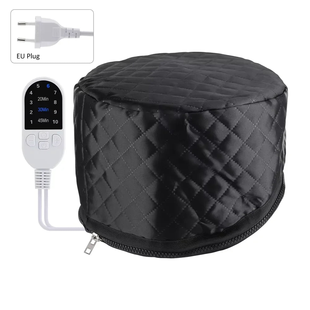 Electric Thermal Hair Steamer Cap for Deep Conditioning Treatments
