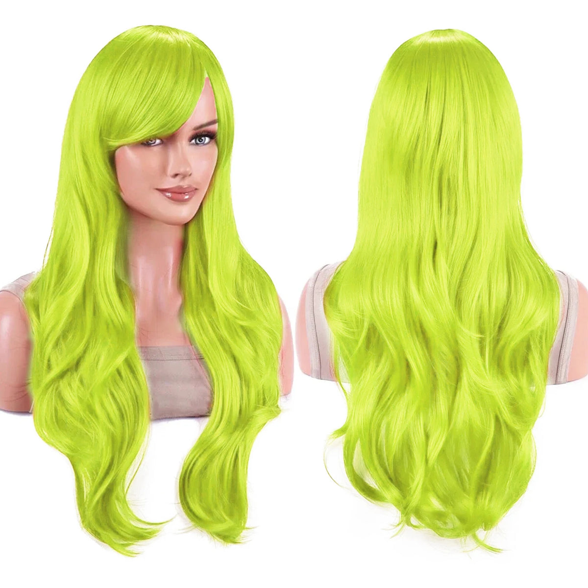 Long Wavy Teal Green Cosplay Wig for Anime Costumes