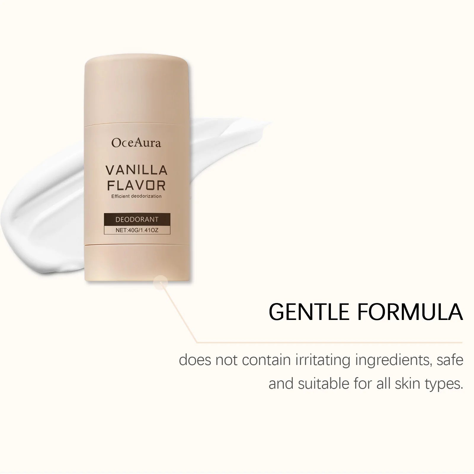 Long-Lasting Vanilla Scented Natural Deodorant Stick for Men and Women - 10