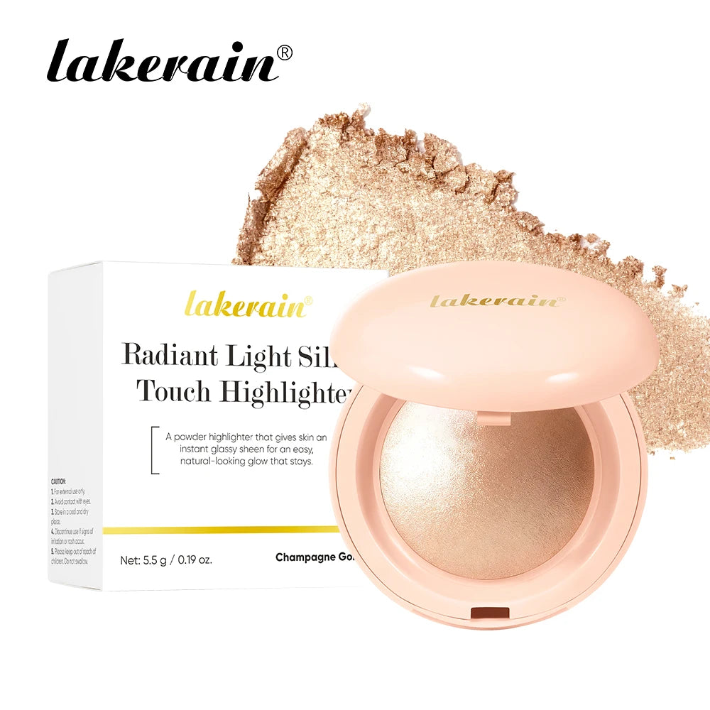 Baked Illuminator Powder for a Natural Radiant Glow and Shimmer Finish
