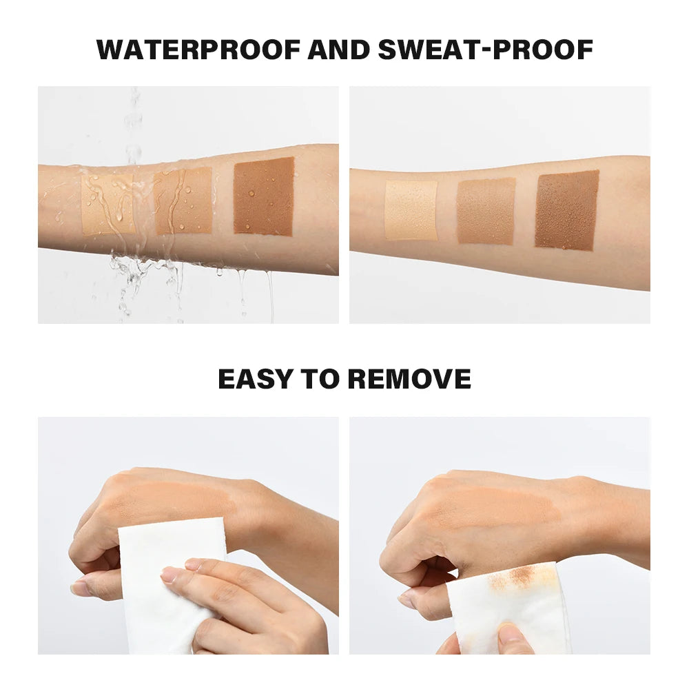 Waterproof Leg Makeup Foundation for Flawless Even Skin Tone Coverage
