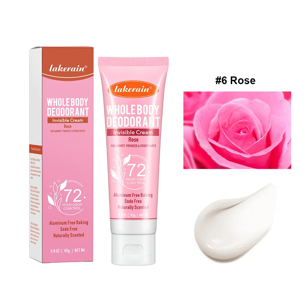 72-Hour Invisible Whole Body Deodorant Cream for All-Day Freshness - 17