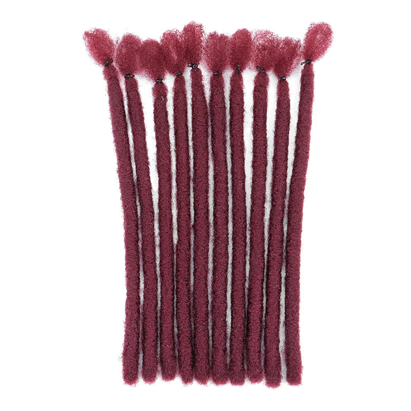 8-Inch Handmade Synthetic Dreadlock Extensions for Men and Women - 9