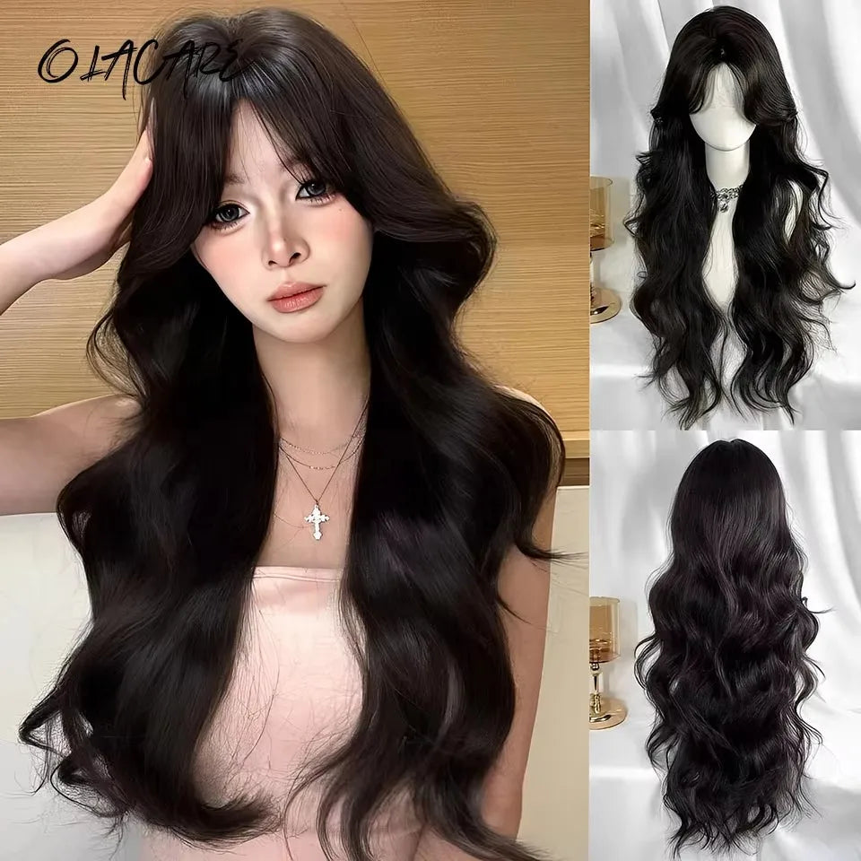 Long Wavy Synthetic Cosplay Wig for Women - 49