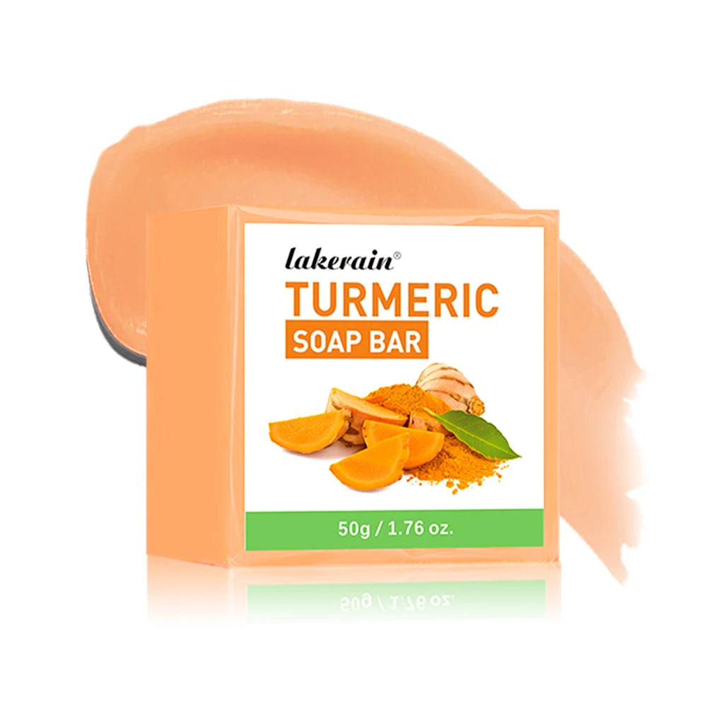 Brightening Turmeric Soap Bar for Face and Body Deep Cleansing - 19