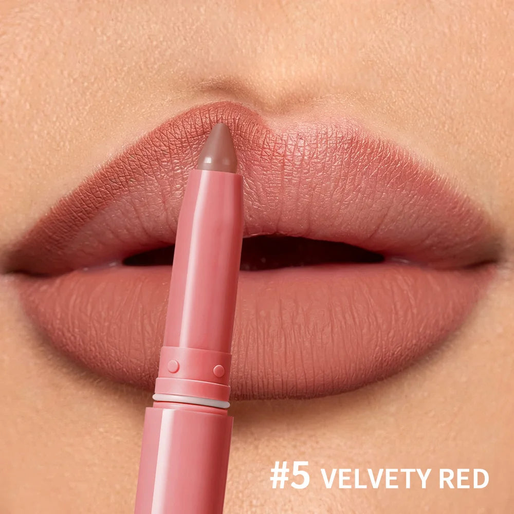 Waterproof Long-Lasting Matte Lip Liner Pencil for Smooth Lip Contouring - 1