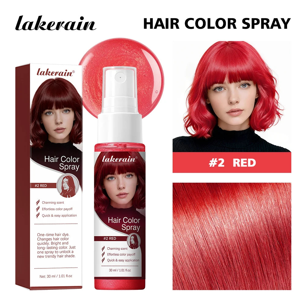 Temporary Washable Hair Color Spray for Instant Vibrant Styling - 26