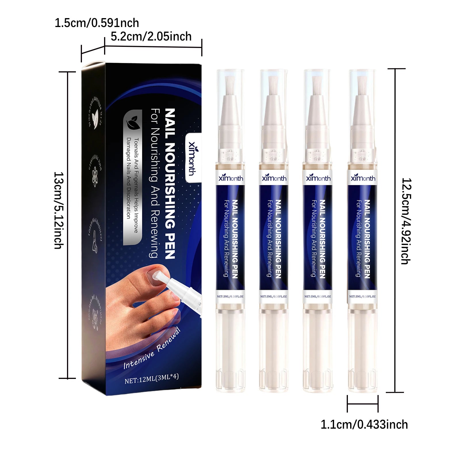 Nail Repair and Cuticle Nourishing Pen for Damaged and Brittle Nails - 8