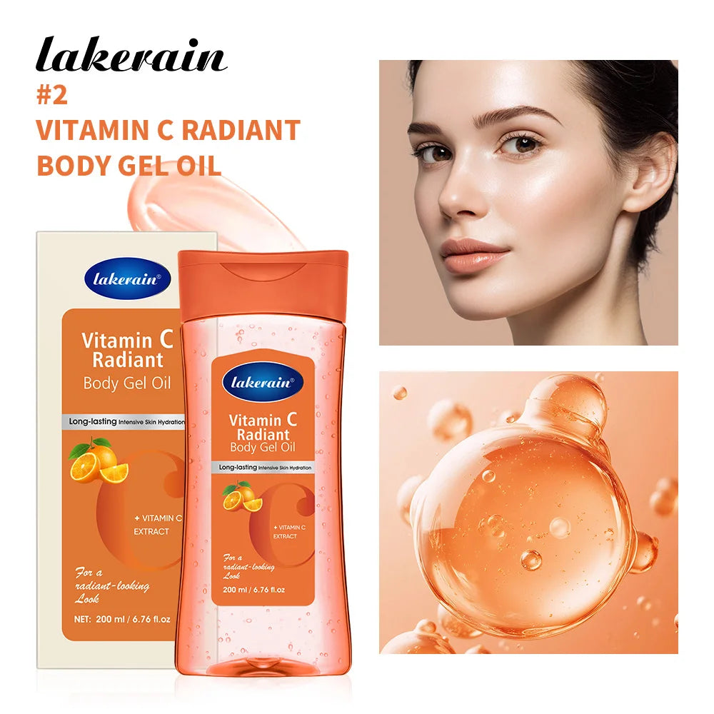 Radiant Cocoa Butter Body Gel Oil for Deep Hydration and Glowing Skin