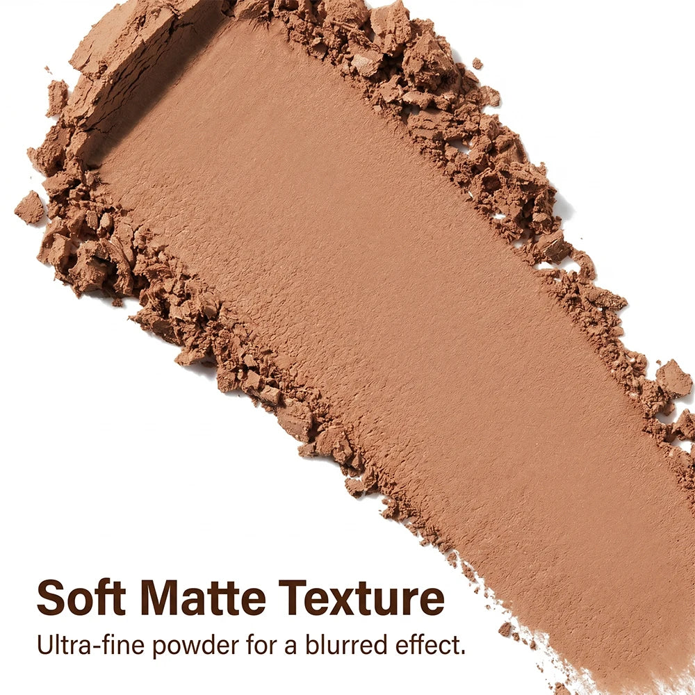 Buildable Soft Matte Bronzer Powder for Natural Face Contouring