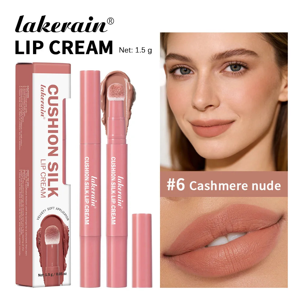 2-in-1 Waterproof Air Cushion Lip Cream and Face Blush Makeup - 25